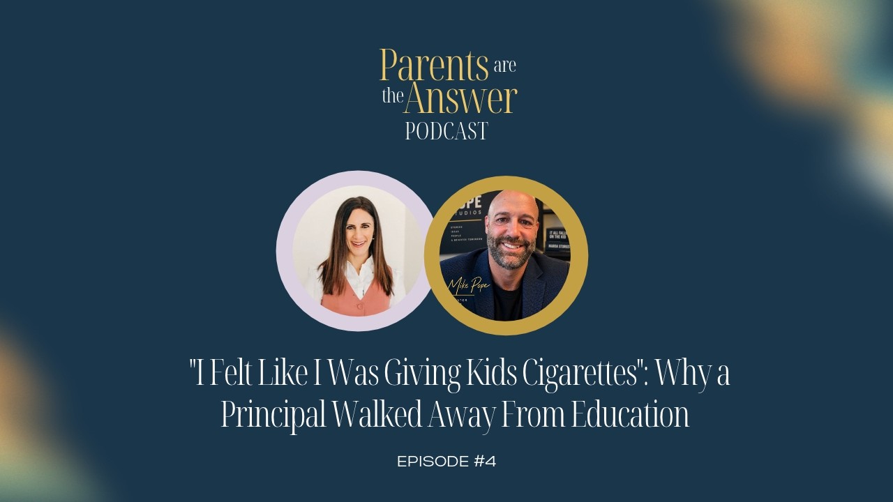 Original YouTube thumbnail: Episode 4: "I Felt Like I Was Giving Kids Cigarettes": Why a Principal Walked Away From Education