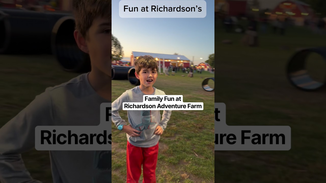 Original YouTube thumbnail: Richardson Adventure Farm is a MUST!