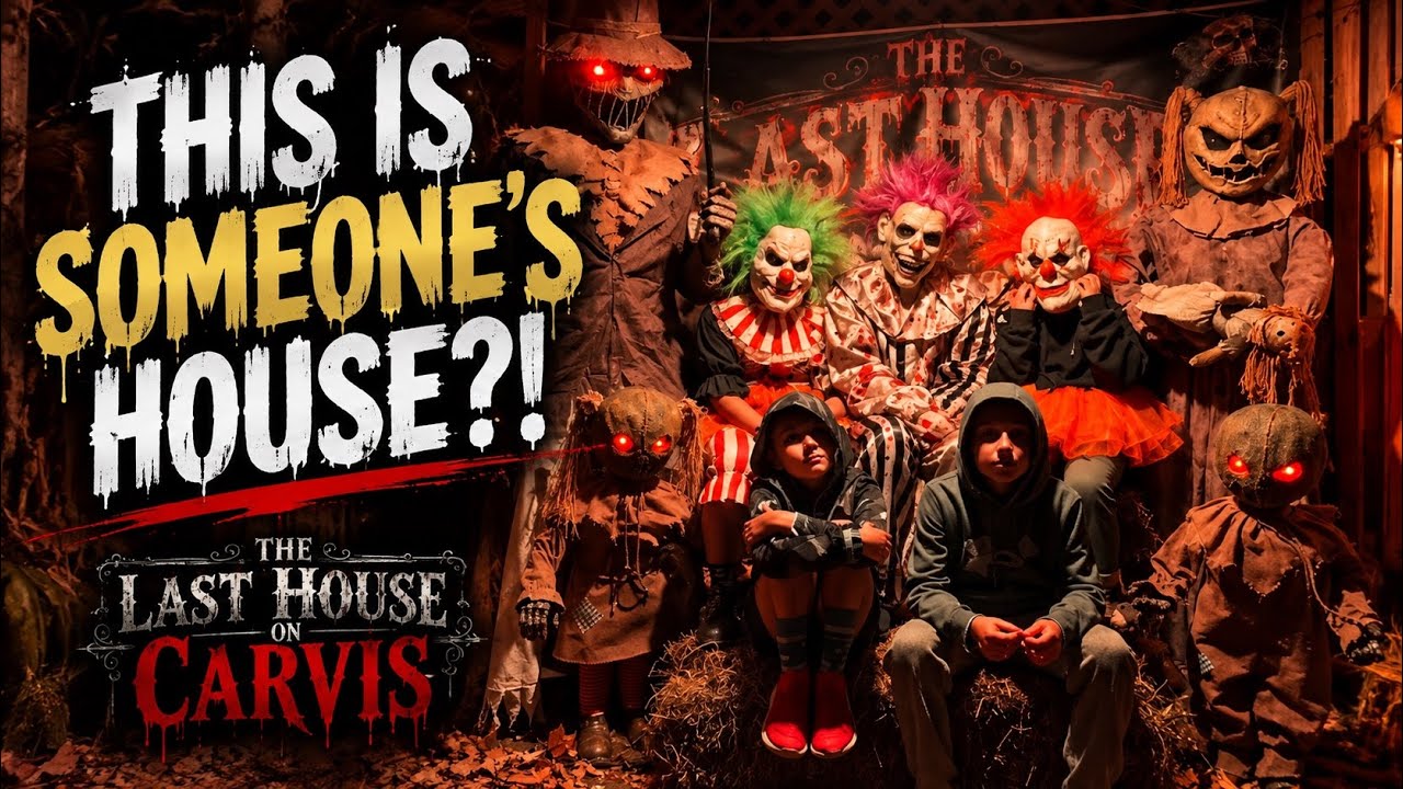 Original YouTube thumbnail: Spookiest Haunt - In a FAMILY YARD!