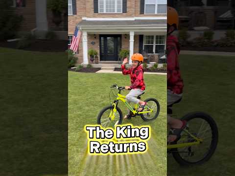 Original video thumbnail: Lincoln got a new bike tonight! So exciting.